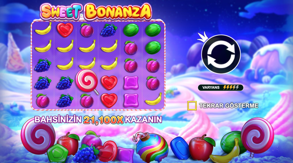 Sweet Bonanza free spin